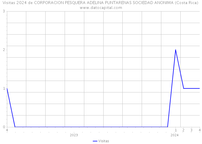 Visitas 2024 de CORPORACION PESQUERA ADELINA PUNTARENAS SOCIEDAD ANONIMA (Costa Rica) 