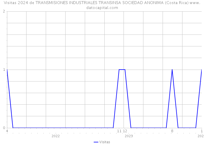 Visitas 2024 de TRANSMISIONES INDUSTRIALES TRANSINSA SOCIEDAD ANONIMA (Costa Rica) 
