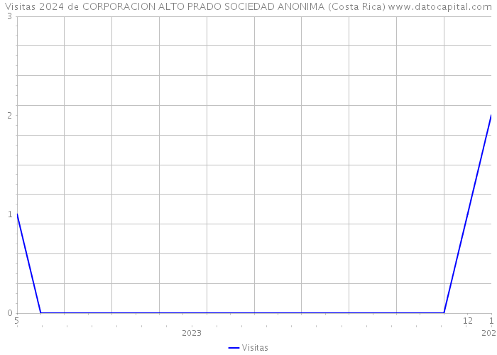 Visitas 2024 de CORPORACION ALTO PRADO SOCIEDAD ANONIMA (Costa Rica) 