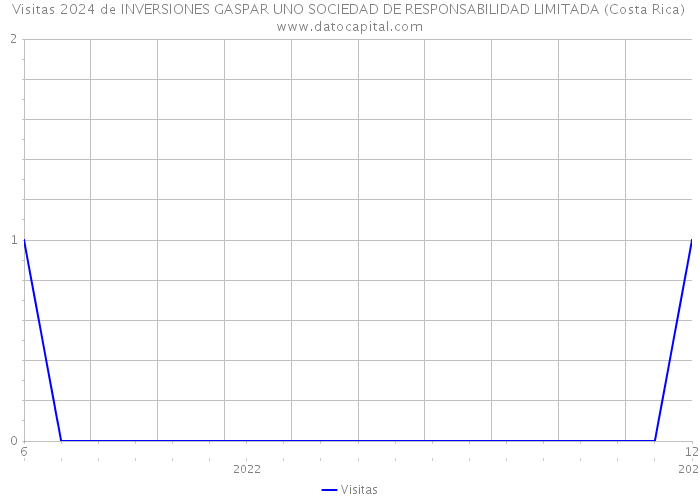Visitas 2024 de INVERSIONES GASPAR UNO SOCIEDAD DE RESPONSABILIDAD LIMITADA (Costa Rica) 