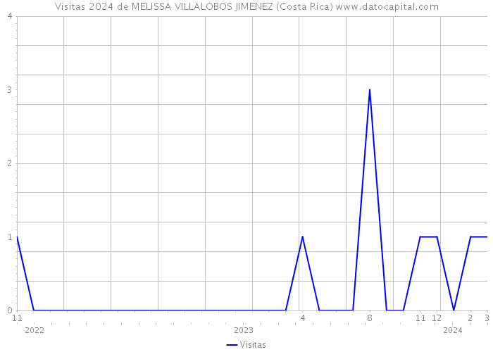 Visitas 2024 de MELISSA VILLALOBOS JIMENEZ (Costa Rica) 