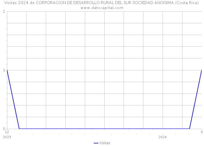 Visitas 2024 de CORPORACION DE DESARROLLO RURAL DEL SUR SOCIEDAD ANONIMA (Costa Rica) 