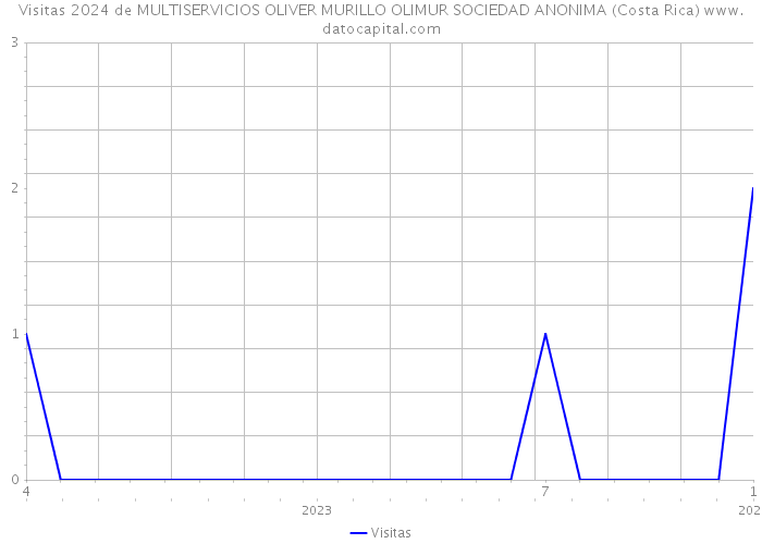 Visitas 2024 de MULTISERVICIOS OLIVER MURILLO OLIMUR SOCIEDAD ANONIMA (Costa Rica) 