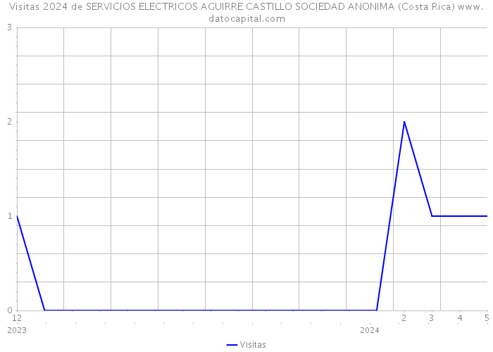 Visitas 2024 de SERVICIOS ELECTRICOS AGUIRRE CASTILLO SOCIEDAD ANONIMA (Costa Rica) 