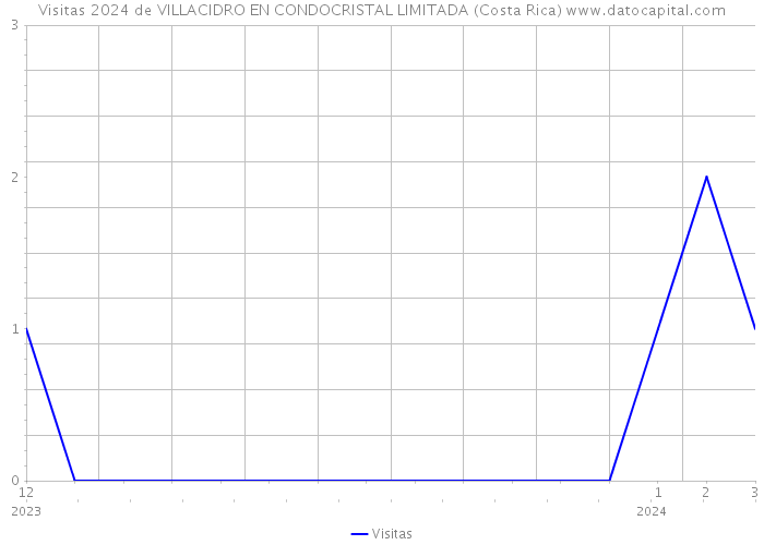 Visitas 2024 de VILLACIDRO EN CONDOCRISTAL LIMITADA (Costa Rica) 