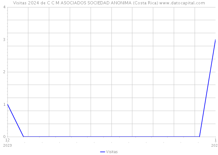 Visitas 2024 de C C M ASOCIADOS SOCIEDAD ANONIMA (Costa Rica) 
