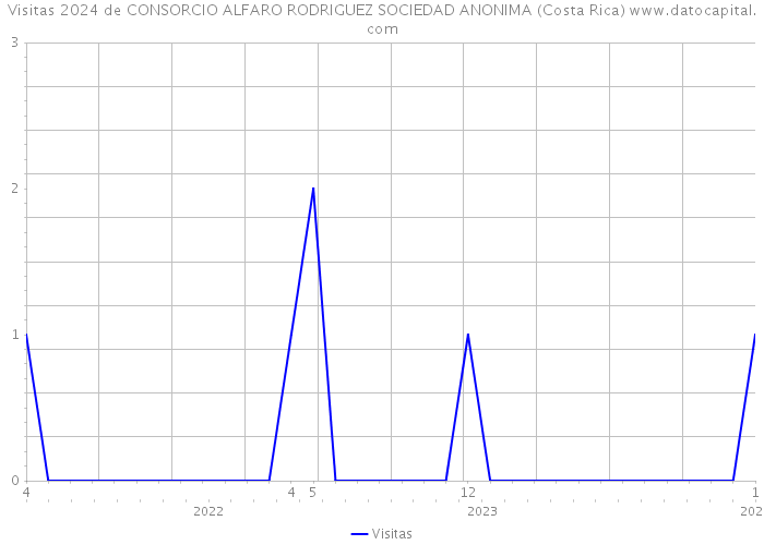 Visitas 2024 de CONSORCIO ALFARO RODRIGUEZ SOCIEDAD ANONIMA (Costa Rica) 