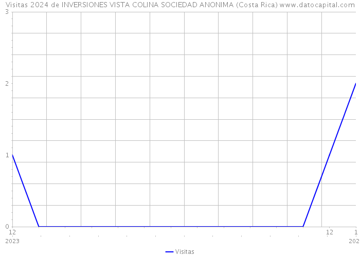 Visitas 2024 de INVERSIONES VISTA COLINA SOCIEDAD ANONIMA (Costa Rica) 