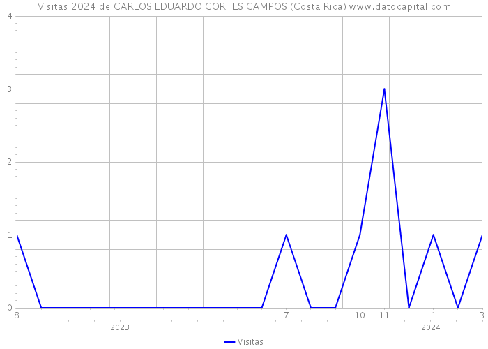 Visitas 2024 de CARLOS EDUARDO CORTES CAMPOS (Costa Rica) 