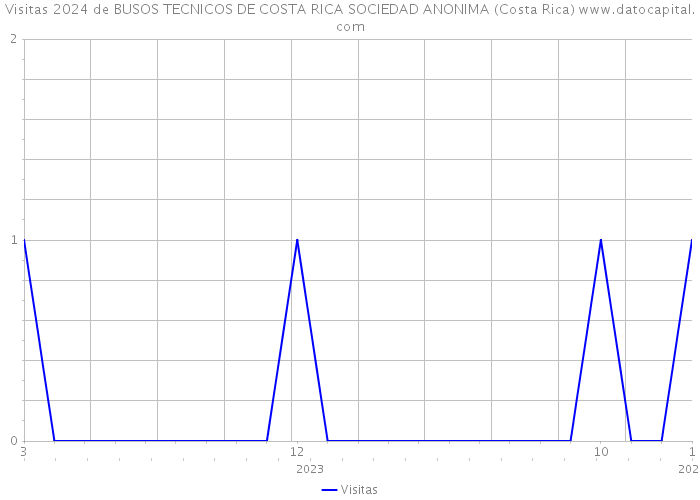 Visitas 2024 de BUSOS TECNICOS DE COSTA RICA SOCIEDAD ANONIMA (Costa Rica) 