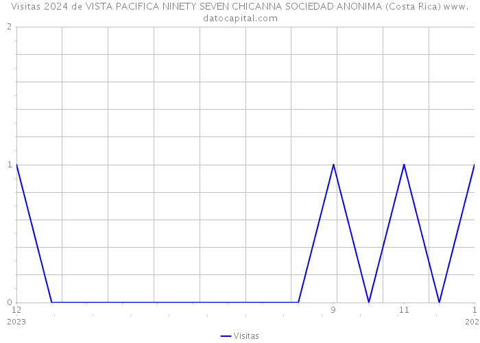 Visitas 2024 de VISTA PACIFICA NINETY SEVEN CHICANNA SOCIEDAD ANONIMA (Costa Rica) 