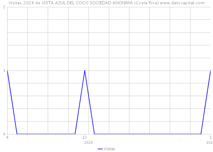 Visitas 2024 de VISTA AZUL DEL COCO SOCIEDAD ANONIMA (Costa Rica) 