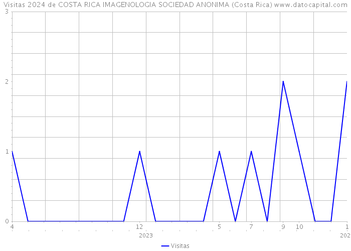 Visitas 2024 de COSTA RICA IMAGENOLOGIA SOCIEDAD ANONIMA (Costa Rica) 