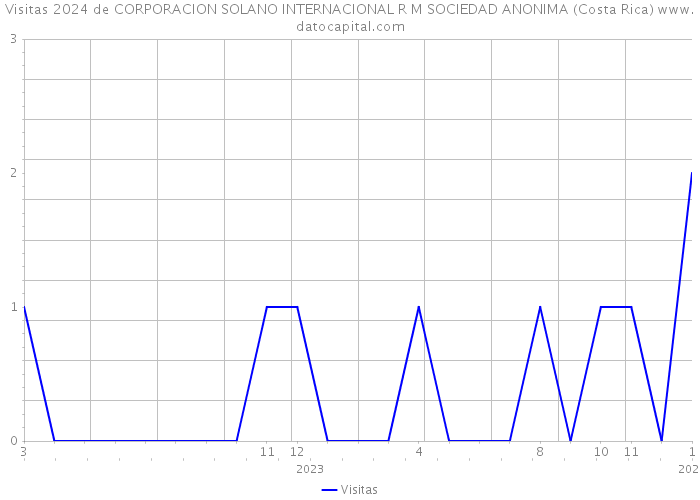 Visitas 2024 de CORPORACION SOLANO INTERNACIONAL R M SOCIEDAD ANONIMA (Costa Rica) 
