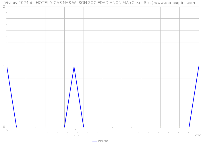 Visitas 2024 de HOTEL Y CABINAS WILSON SOCIEDAD ANONIMA (Costa Rica) 