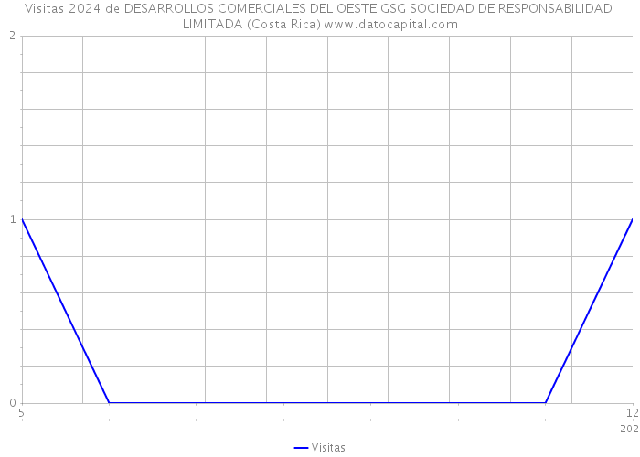 Visitas 2024 de DESARROLLOS COMERCIALES DEL OESTE GSG SOCIEDAD DE RESPONSABILIDAD LIMITADA (Costa Rica) 