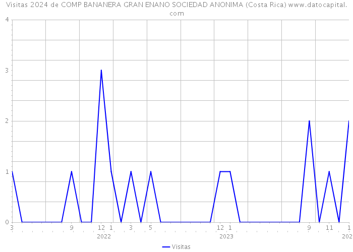 Visitas 2024 de COMP BANANERA GRAN ENANO SOCIEDAD ANONIMA (Costa Rica) 