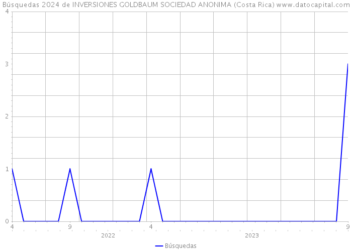 Búsquedas 2024 de INVERSIONES GOLDBAUM SOCIEDAD ANONIMA (Costa Rica) 
