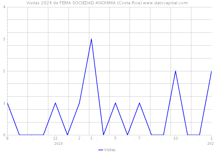 Visitas 2024 de FEMA SOCIEDAD ANONIMA (Costa Rica) 