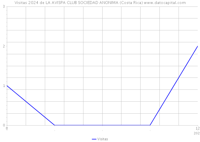 Visitas 2024 de LA AVISPA CLUB SOCIEDAD ANONIMA (Costa Rica) 