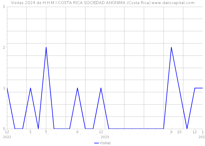Visitas 2024 de H H M I COSTA RICA SOCIEDAD ANONIMA (Costa Rica) 