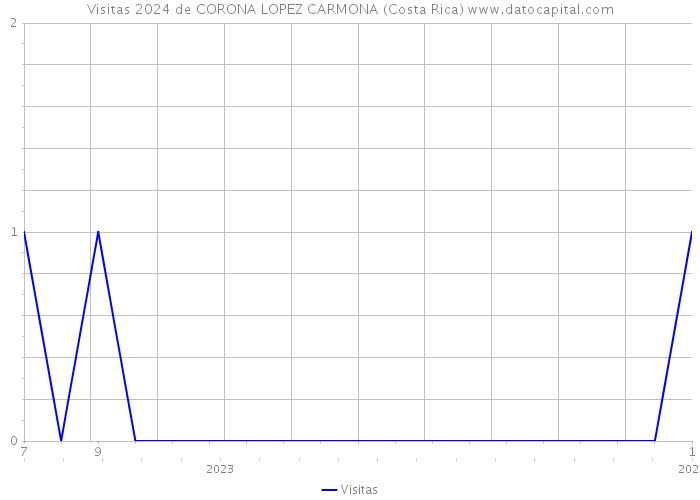 Visitas 2024 de CORONA LOPEZ CARMONA (Costa Rica) 