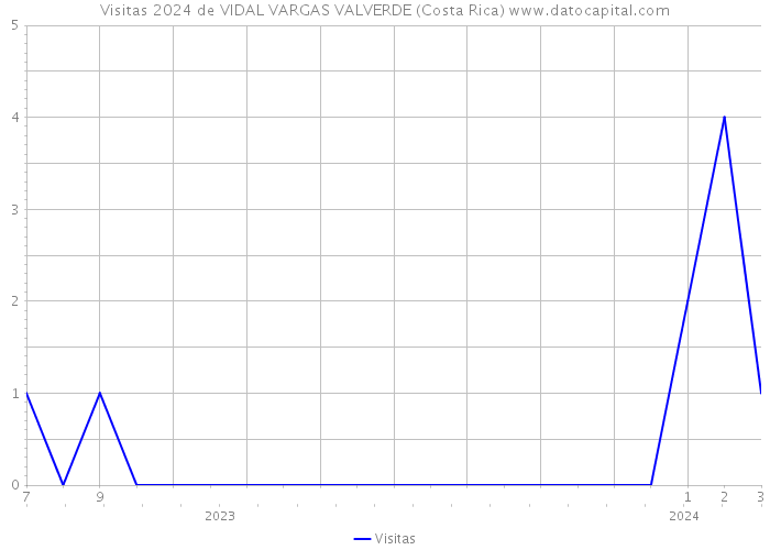 Visitas 2024 de VIDAL VARGAS VALVERDE (Costa Rica) 