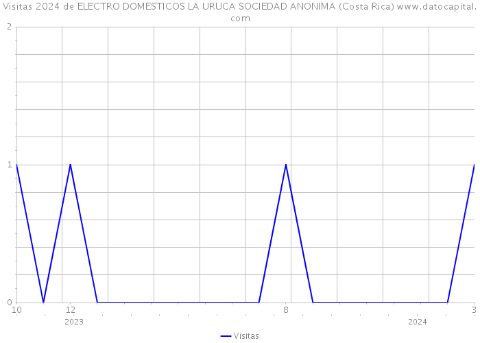 Visitas 2024 de ELECTRO DOMESTICOS LA URUCA SOCIEDAD ANONIMA (Costa Rica) 