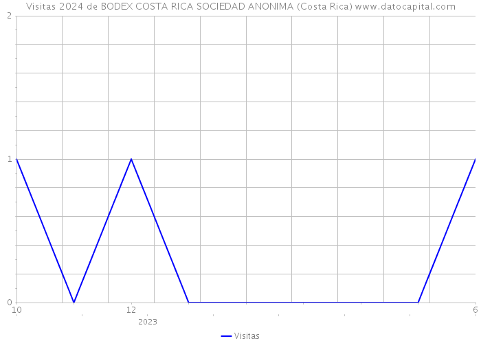 Visitas 2024 de BODEX COSTA RICA SOCIEDAD ANONIMA (Costa Rica) 
