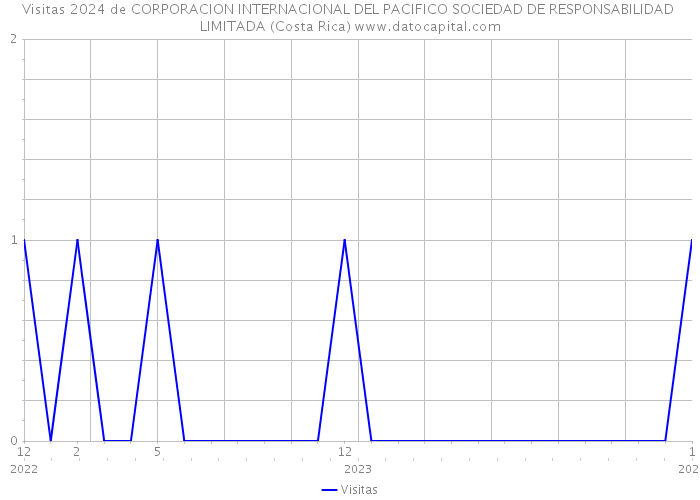 Visitas 2024 de CORPORACION INTERNACIONAL DEL PACIFICO SOCIEDAD DE RESPONSABILIDAD LIMITADA (Costa Rica) 