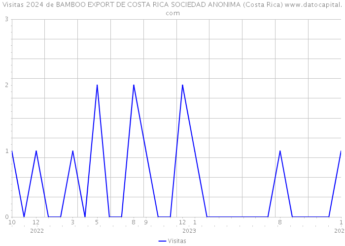 Visitas 2024 de BAMBOO EXPORT DE COSTA RICA SOCIEDAD ANONIMA (Costa Rica) 