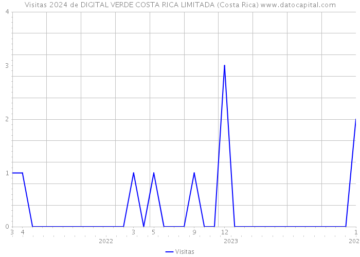 Visitas 2024 de DIGITAL VERDE COSTA RICA LIMITADA (Costa Rica) 