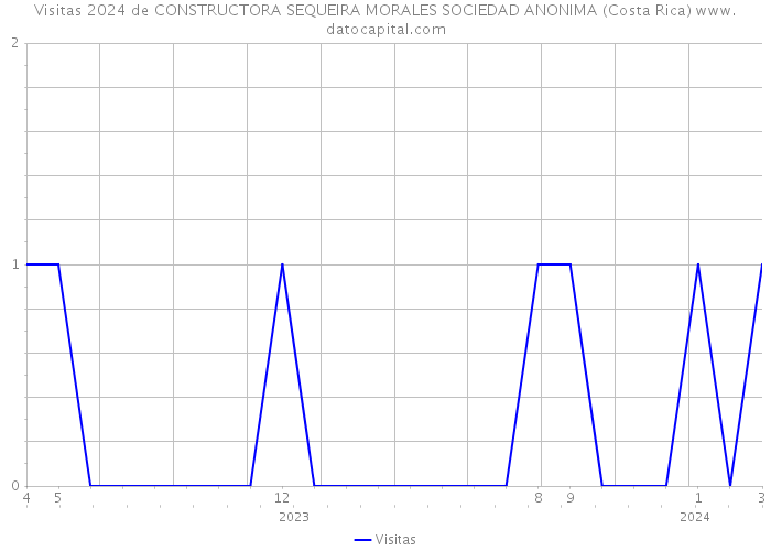 Visitas 2024 de CONSTRUCTORA SEQUEIRA MORALES SOCIEDAD ANONIMA (Costa Rica) 