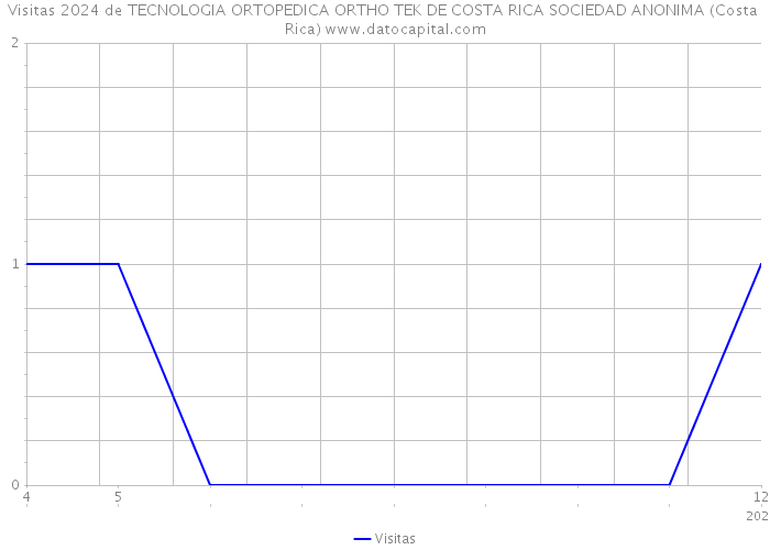 Visitas 2024 de TECNOLOGIA ORTOPEDICA ORTHO TEK DE COSTA RICA SOCIEDAD ANONIMA (Costa Rica) 