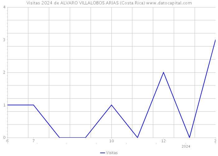 Visitas 2024 de ALVARO VILLALOBOS ARIAS (Costa Rica) 