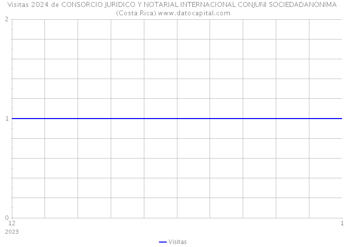 Visitas 2024 de CONSORCIO JURIDICO Y NOTARIAL INTERNACIONAL CONJUNI SOCIEDADANONIMA (Costa Rica) 
