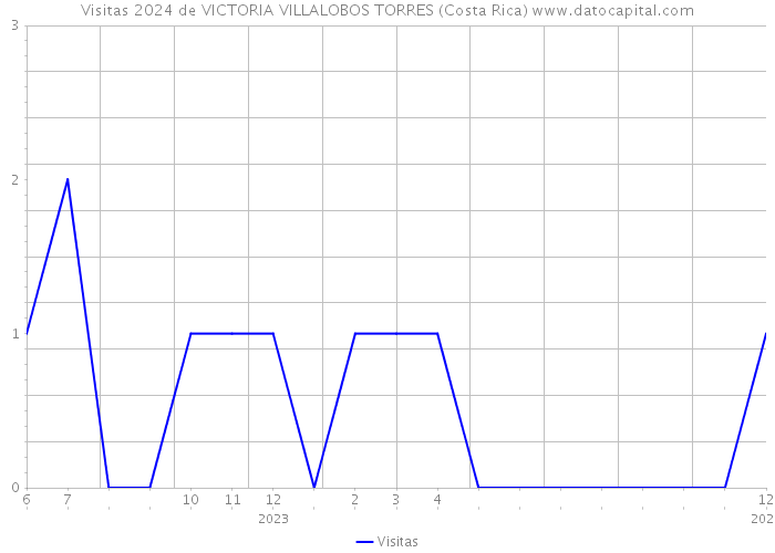 Visitas 2024 de VICTORIA VILLALOBOS TORRES (Costa Rica) 
