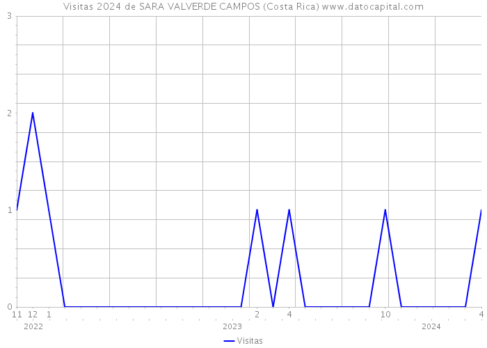 Visitas 2024 de SARA VALVERDE CAMPOS (Costa Rica) 