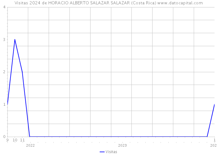 Visitas 2024 de HORACIO ALBERTO SALAZAR SALAZAR (Costa Rica) 