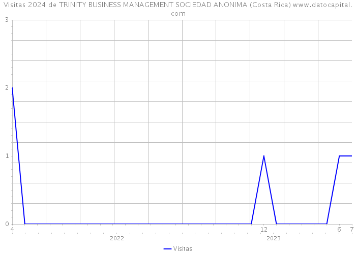 Visitas 2024 de TRINITY BUSINESS MANAGEMENT SOCIEDAD ANONIMA (Costa Rica) 