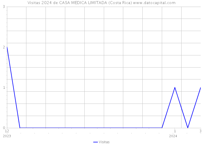 Visitas 2024 de CASA MEDICA LIMITADA (Costa Rica) 