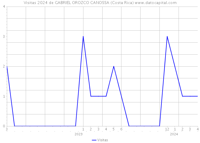 Visitas 2024 de GABRIEL OROZCO CANOSSA (Costa Rica) 