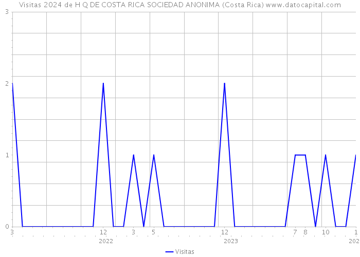 Visitas 2024 de H Q DE COSTA RICA SOCIEDAD ANONIMA (Costa Rica) 