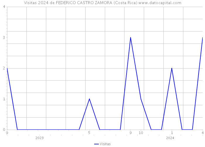 Visitas 2024 de FEDERICO CASTRO ZAMORA (Costa Rica) 