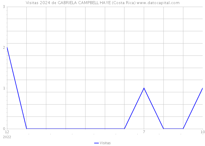 Visitas 2024 de GABRIELA CAMPBELL HAYE (Costa Rica) 