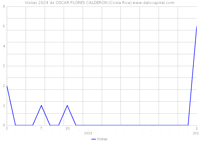 Visitas 2024 de OSCAR FLORES CALDERON (Costa Rica) 