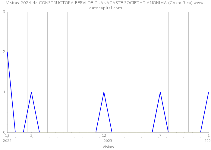 Visitas 2024 de CONSTRUCTORA FERVI DE GUANACASTE SOCIEDAD ANONIMA (Costa Rica) 