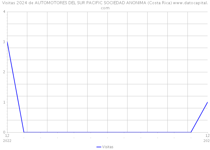 Visitas 2024 de AUTOMOTORES DEL SUR PACIFIC SOCIEDAD ANONIMA (Costa Rica) 