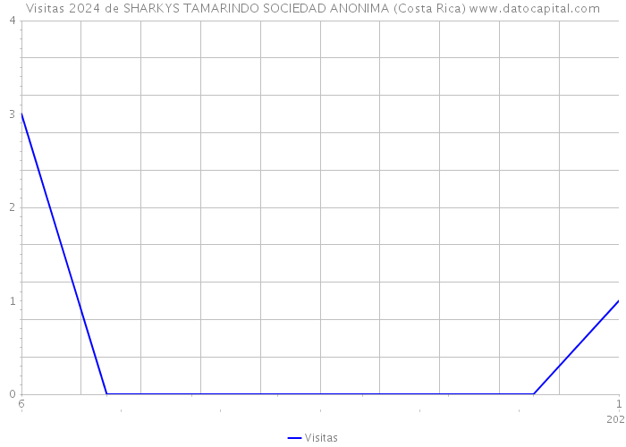 Visitas 2024 de SHARKYS TAMARINDO SOCIEDAD ANONIMA (Costa Rica) 