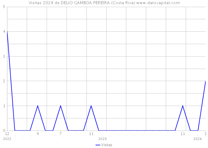 Visitas 2024 de DELIO GAMBOA PEREIRA (Costa Rica) 